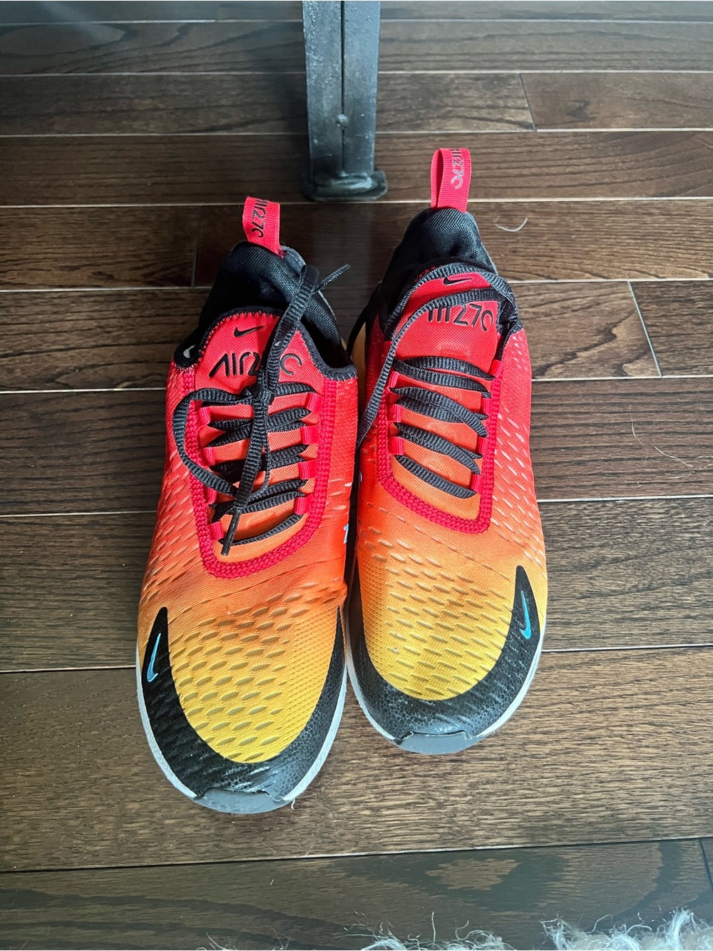 Nike Gradient Red Orange Yellow Running Shoes